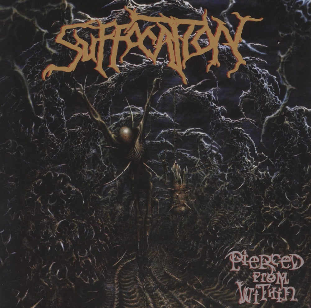 Suffocation Pierced From Within - Clear with Colour Splatter Vinyl French vinyl LP album (LP record) POSH334