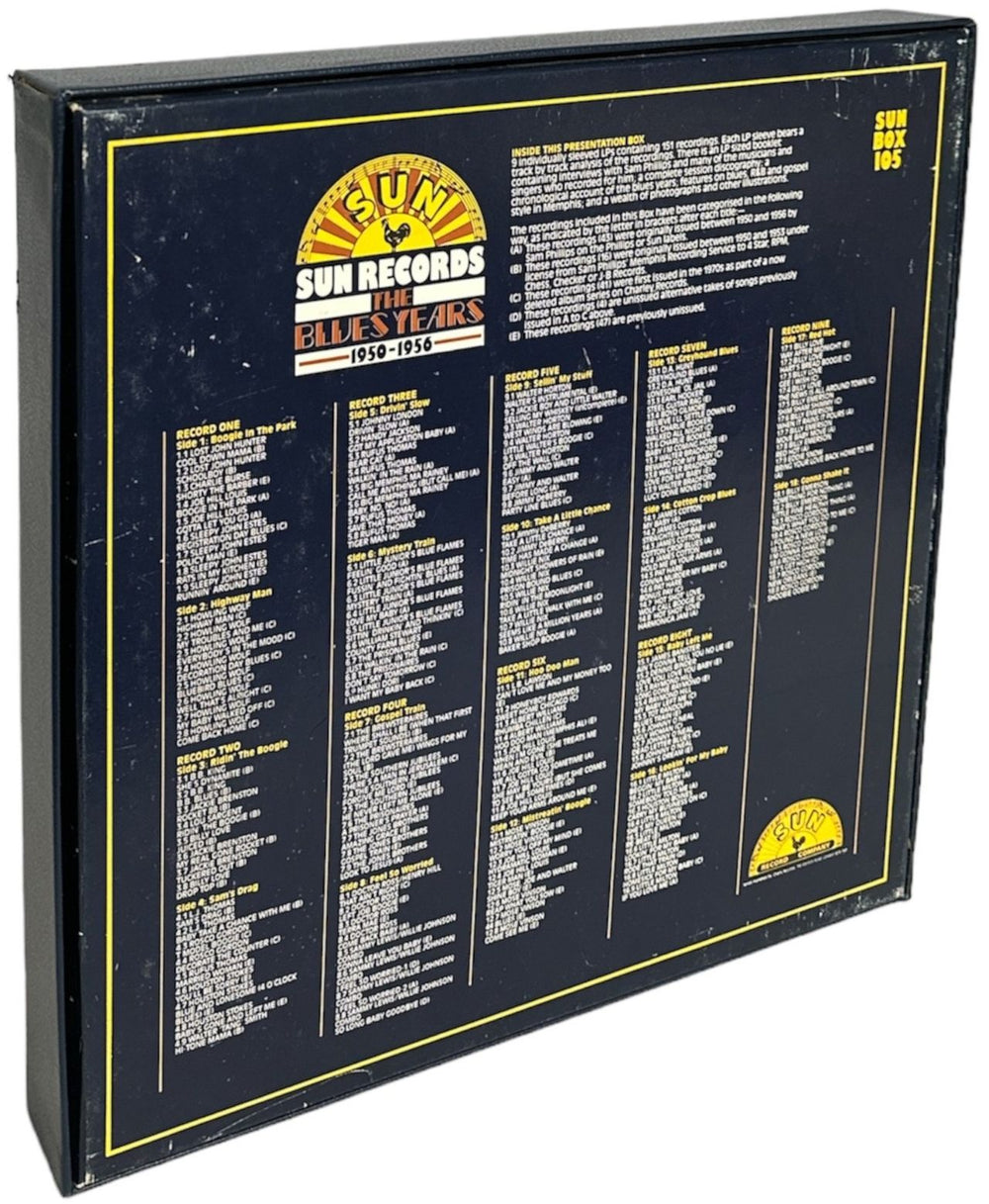 Sun Records The Blues Years 1950-1956 - EX UK Vinyl Box Set