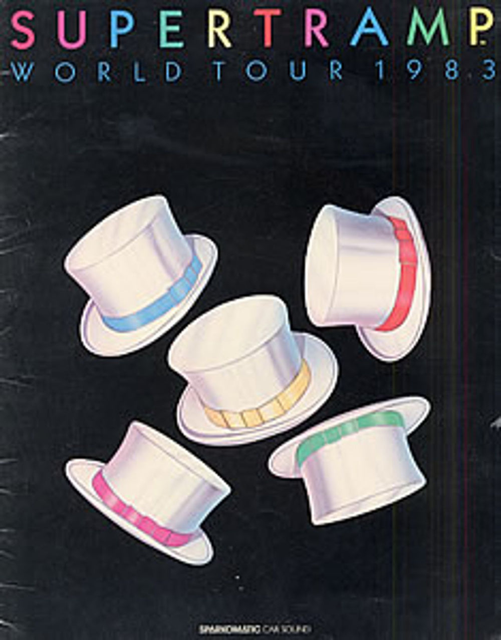Supertramp World Tour 1983 UK tour programme TOUR PROGRAMME