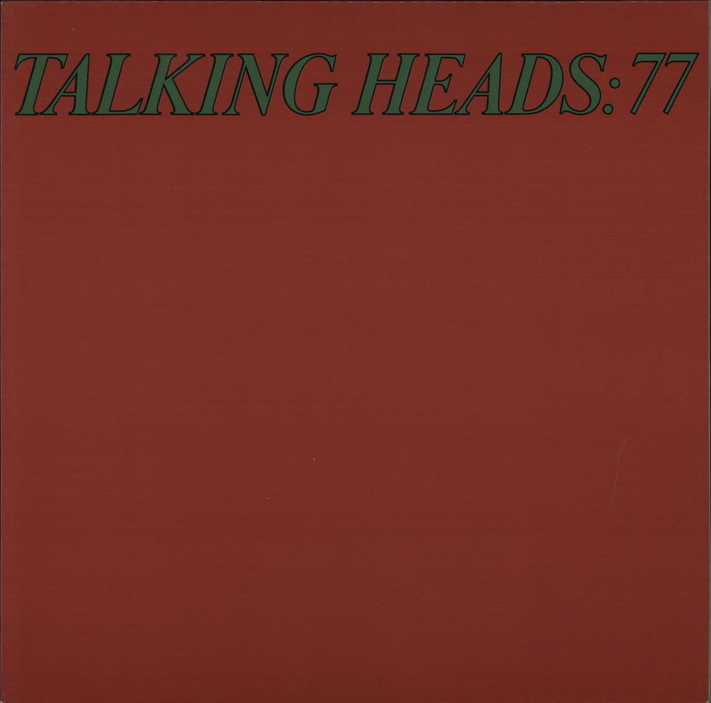 Talking Heads Talking Heads: 77 German vinyl LP album (LP record) 56647