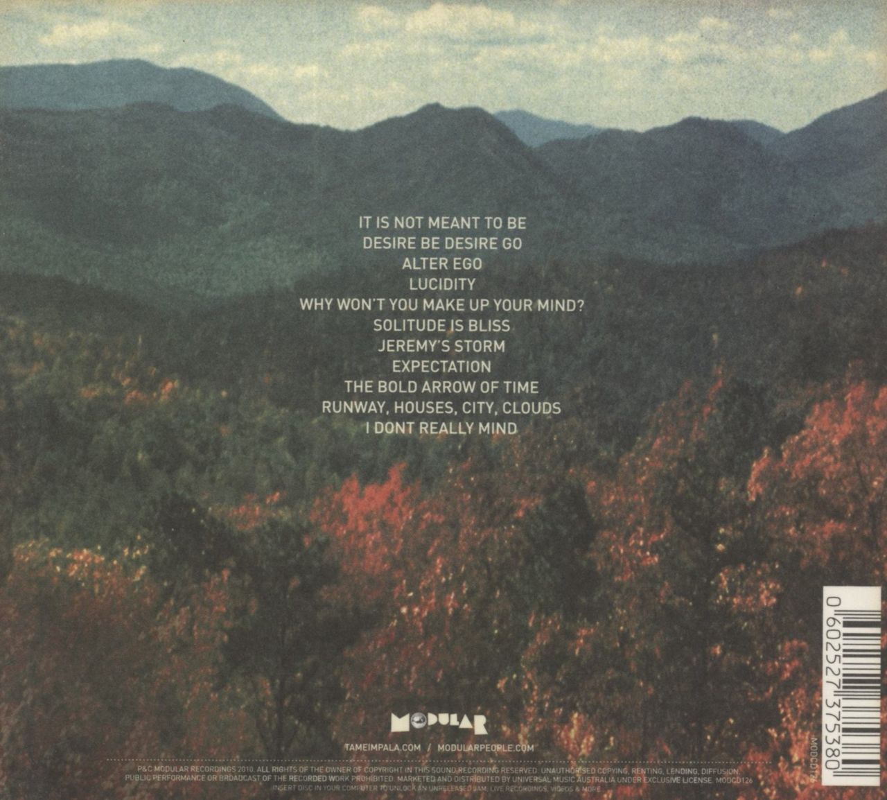 Tame Impala Innerspeaker UK CD album — RareVinyl.com