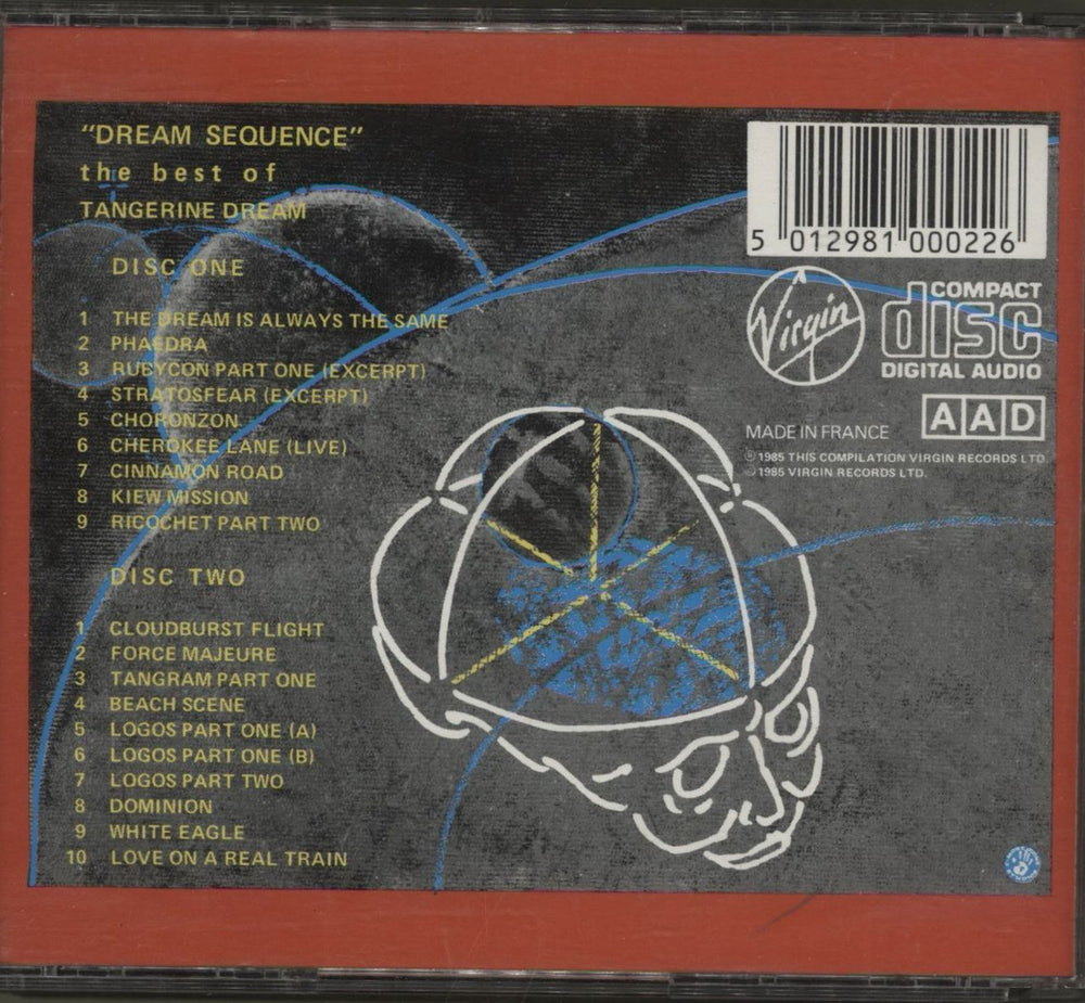 Tangerine Dream Dream Sequence French 2 CD album set (Double CD) TAN2CDR872650