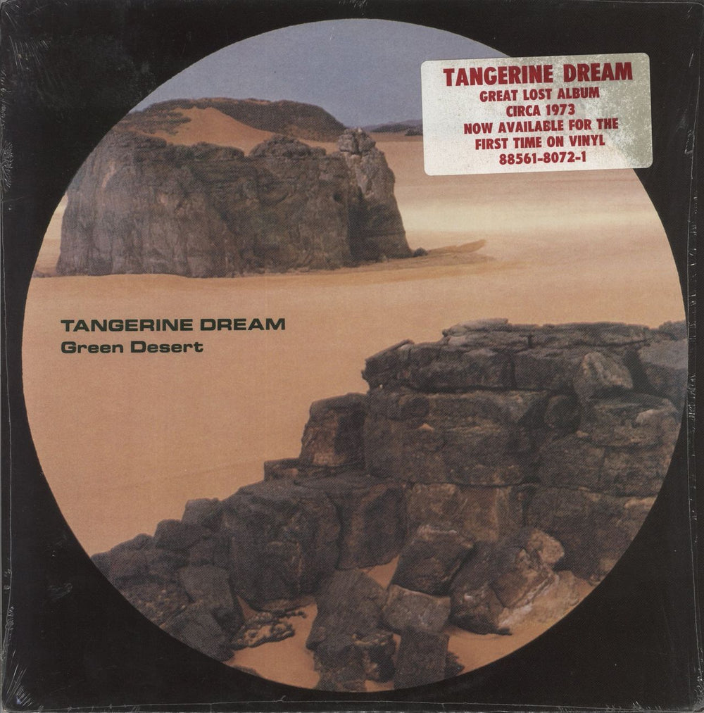 Tangerine Dream Green Desert US vinyl LP album (LP record) 88561-8072-1
