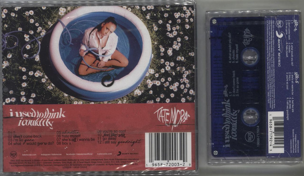 Tate McRae CD/Cassette Bundle - Autographed US CD album