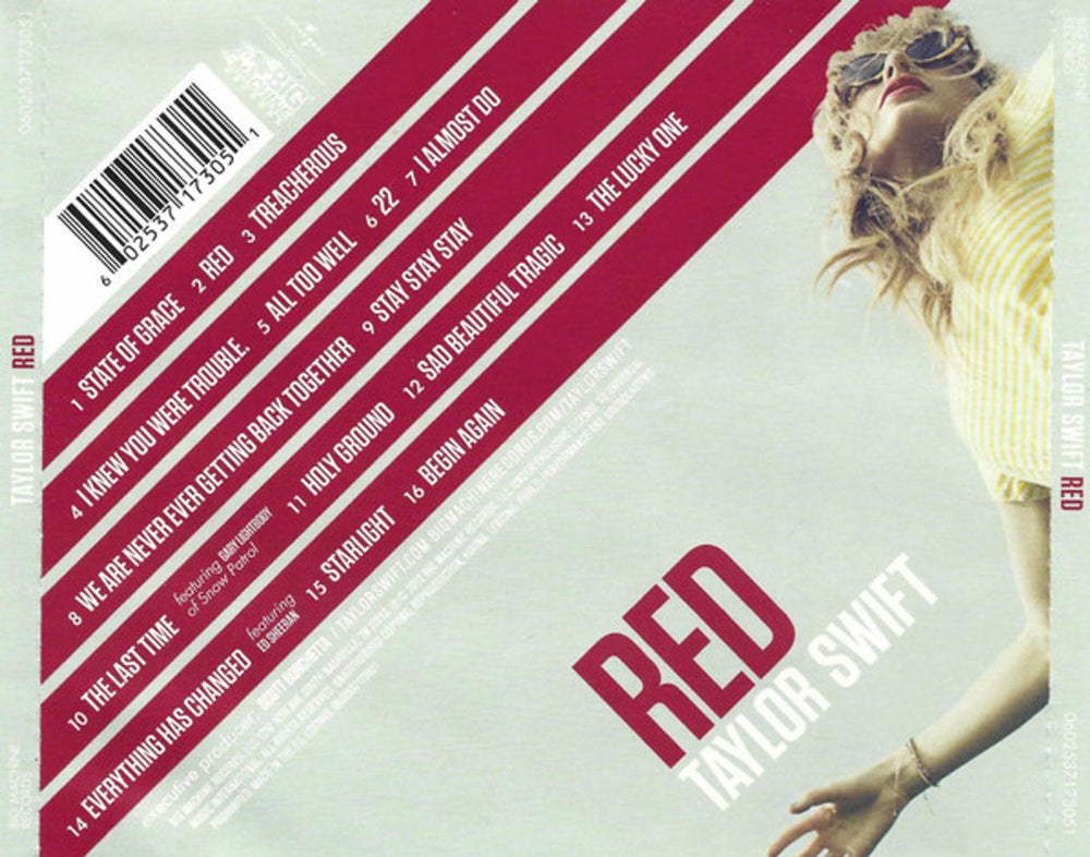 Taylor Swift Red - Sealed UK CD album (CDLP) T50CDRE827227