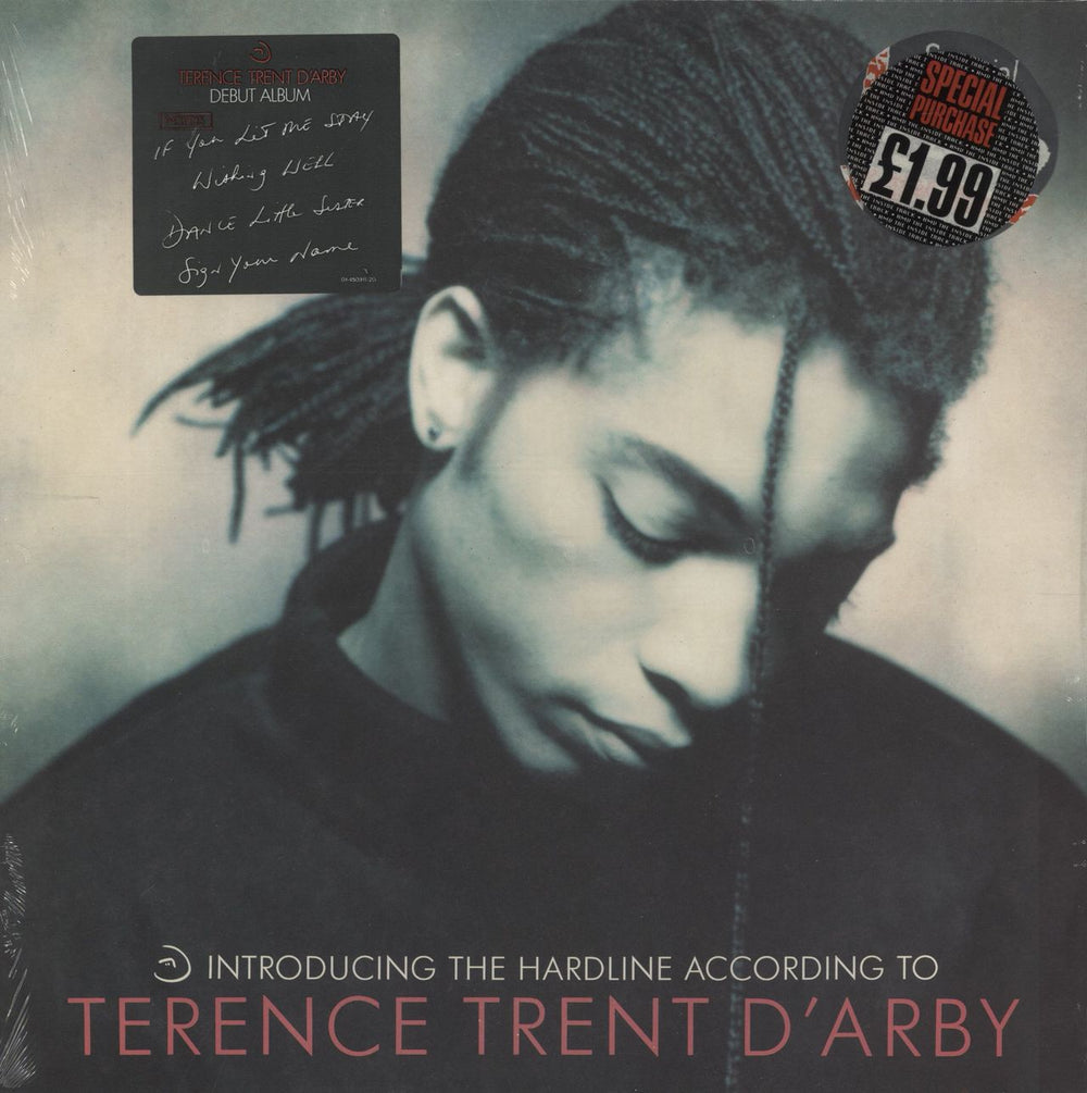 Terence Trent D'Arby Introducing The Hardline According To... - Sealed + Debut Album Square Hype Sticker UK vinyl LP album (LP record) 4509111