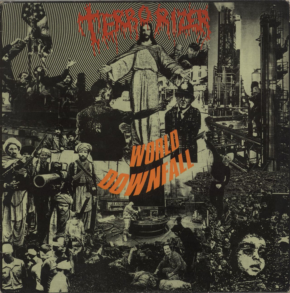 Terrorizer World Downfall UK vinyl LP album (LP record) MOSH16