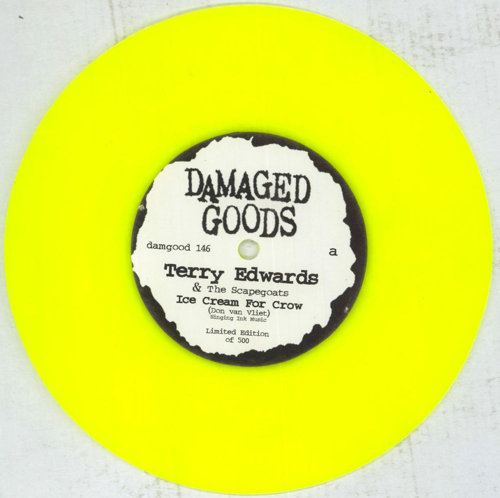 Terry Edwards Ice Cream For Crow UK 7" vinyl single (7 inch record / 45) DAMGOOD146
