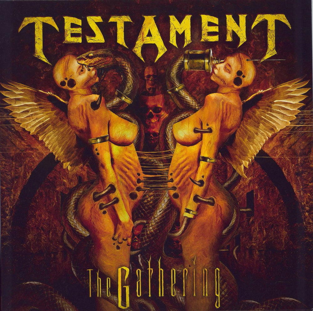 Testament The Gathering German vinyl LP album (LP record) 2736142271