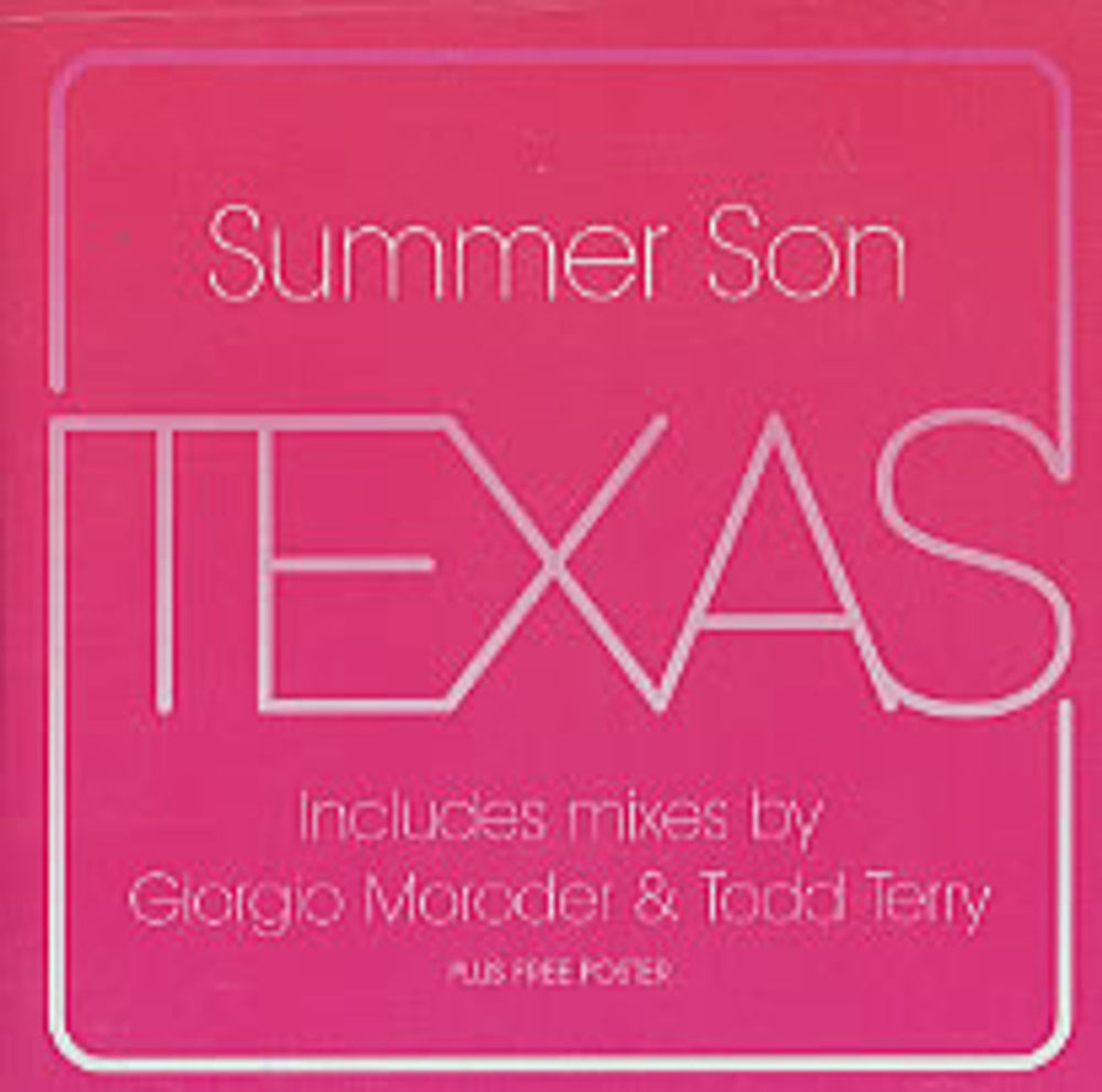 Texas Summer Son UK CD single (CD5 / 5") MERDD520