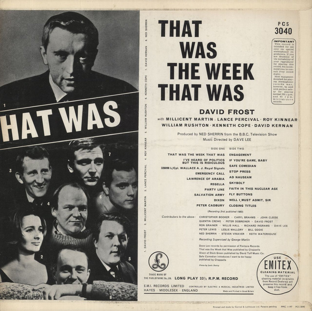 That Was The Week That Was That Was The Week That Was UK vinyl LP album (LP record)