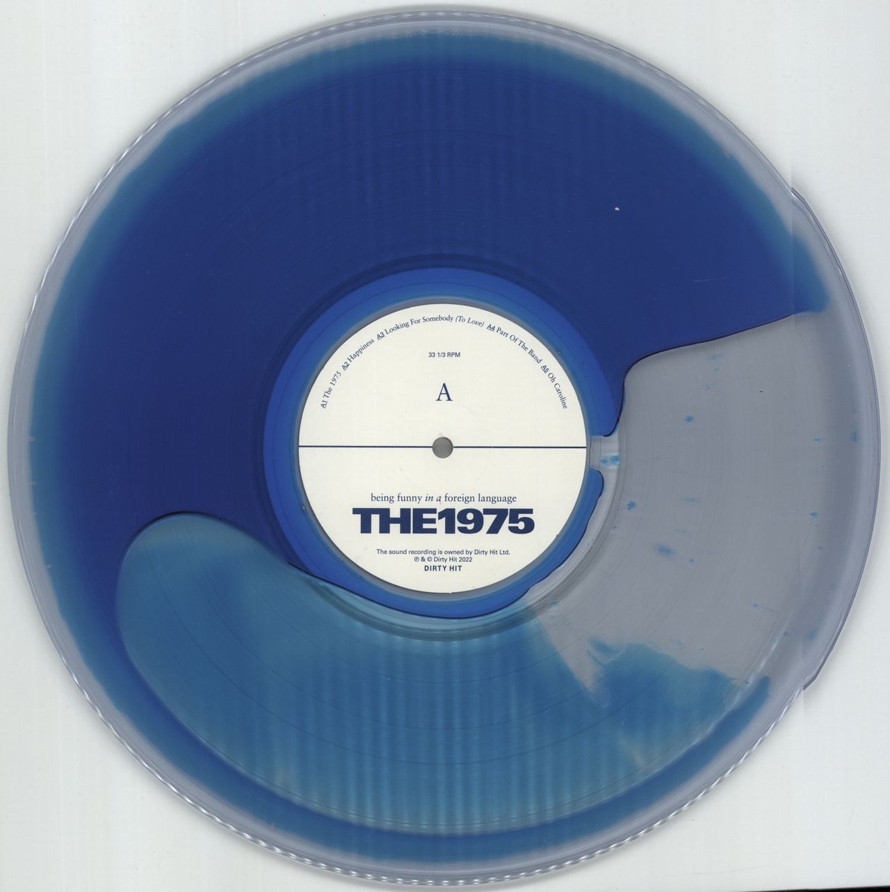 The 1975 Being Funny In A Foreign Language - Clear w/ Blue Liquid