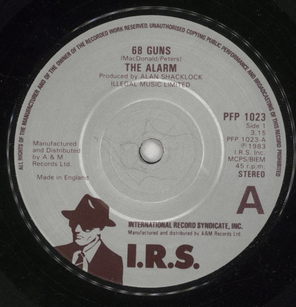 The Alarm Sixty Eight Guns - P/S UK 7" vinyl single (7 inch record / 45) ALA07SI132454