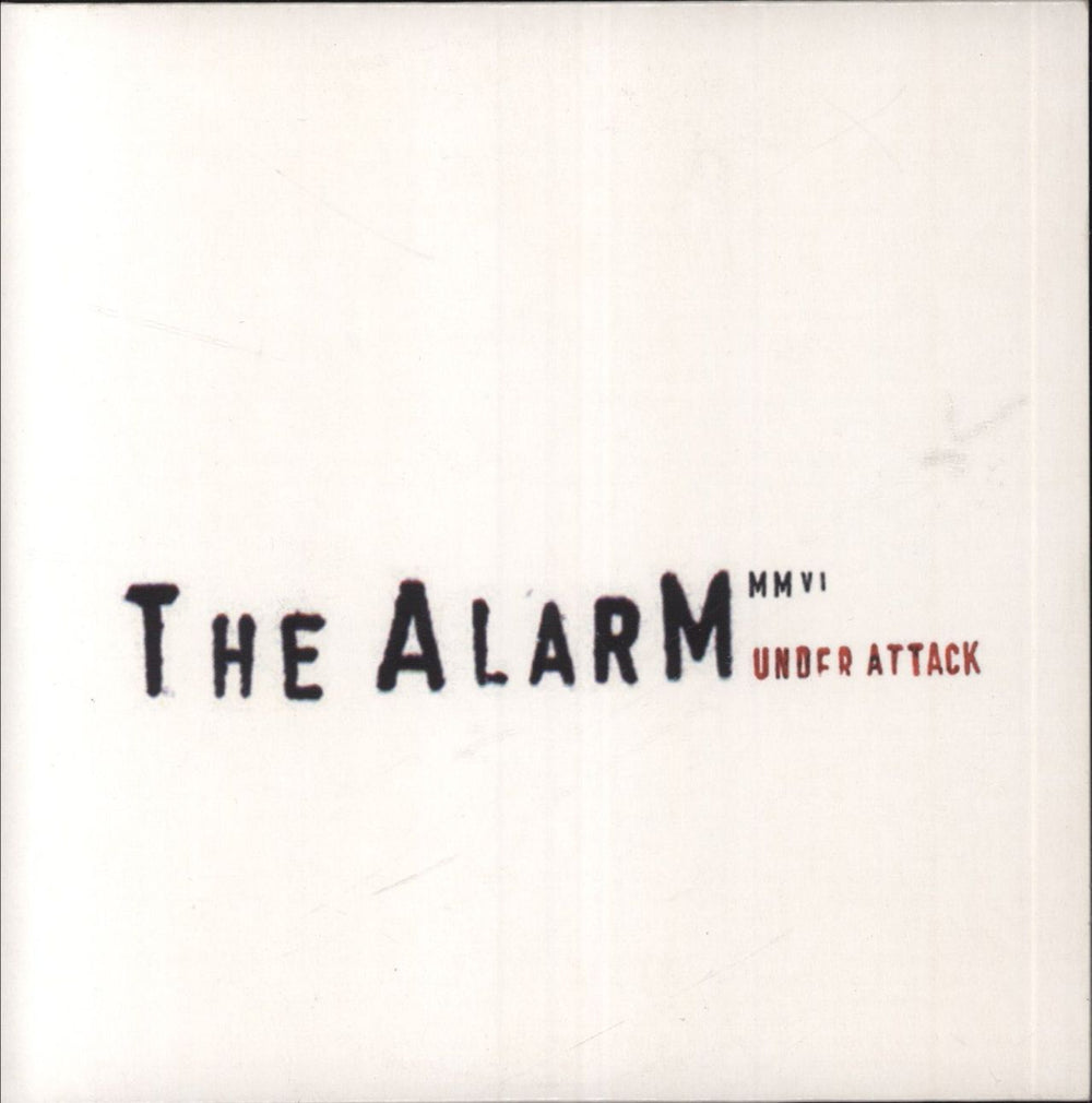 The Alarm Under Attack UK Promo CD album (CDLP) MMVI01