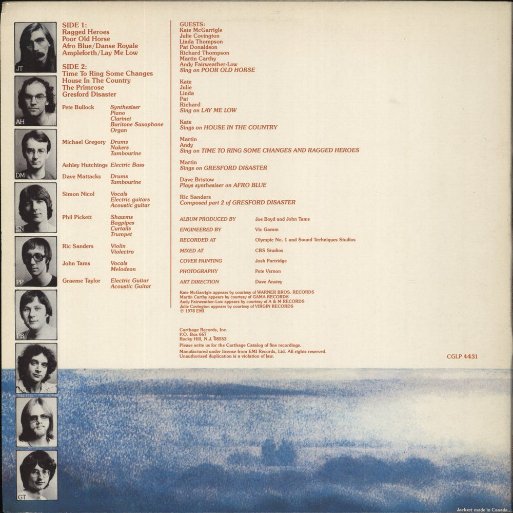 The Albion Band Rise Up Like The Sun UK vinyl LP album (LP record)