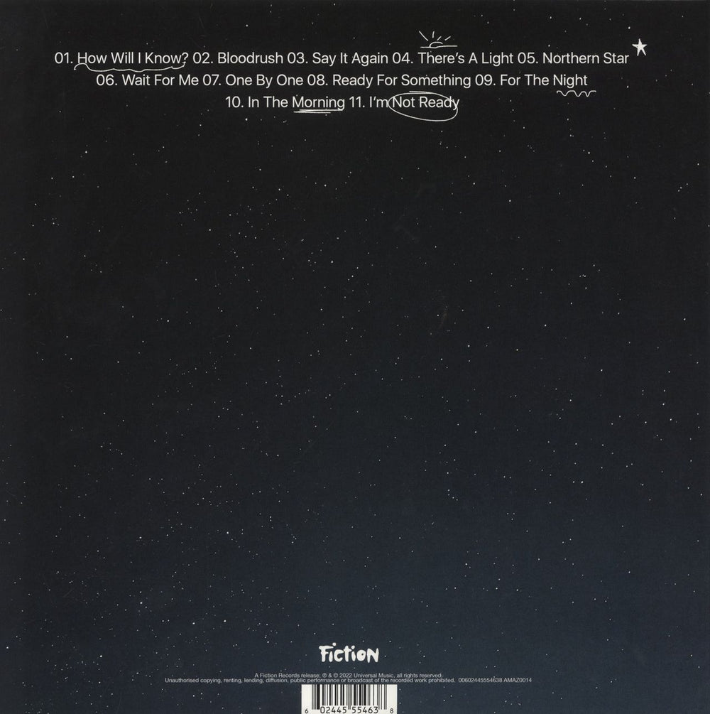 The Amazons How Will I Know If Heaven Will Find Me? - Blue Vinyl - Autographed UK vinyl LP album (LP record) 602445554638