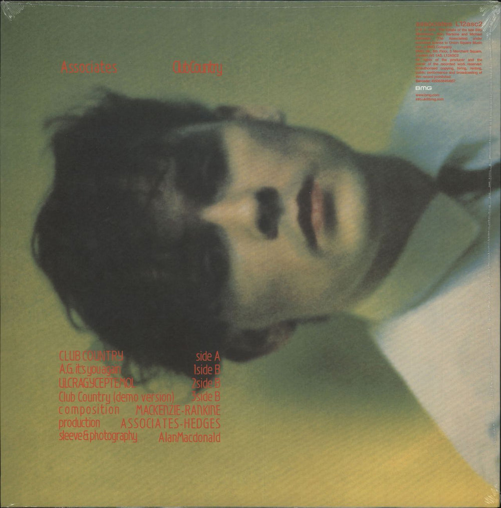 The Associates Club Country - RSD19 - White Vinyl - Sealed UK 12" vinyl single (12 inch record / Maxi-single) 4050538454857