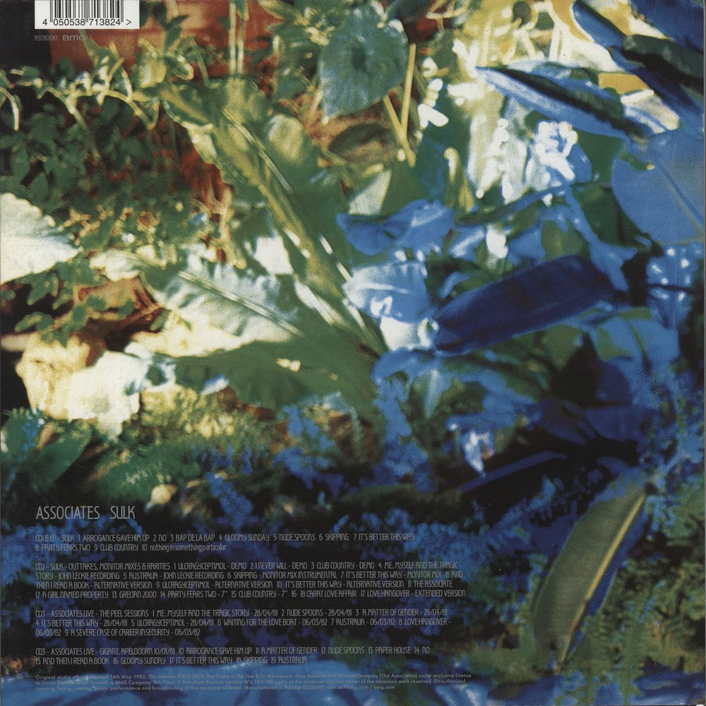 The Associates Sulk - 40th Anniversary Deluxe Book Pack 3CD + Blue Vinyl LP UK 3-CD album set (Triple CD) 4050538713824