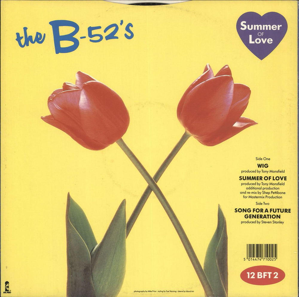 The B-52's Wig UK 12" vinyl single (12 inch record / Maxi-single) 5014474710025