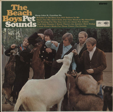 The Beach Boys Pet Sounds - 1st - VG UK vinyl LP album (LP record) ST2458