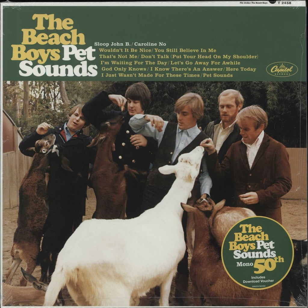 The Beach Boys Pet Sounds - 50th Anniversary Mono Edition - Sealed UK Vinyl  LP