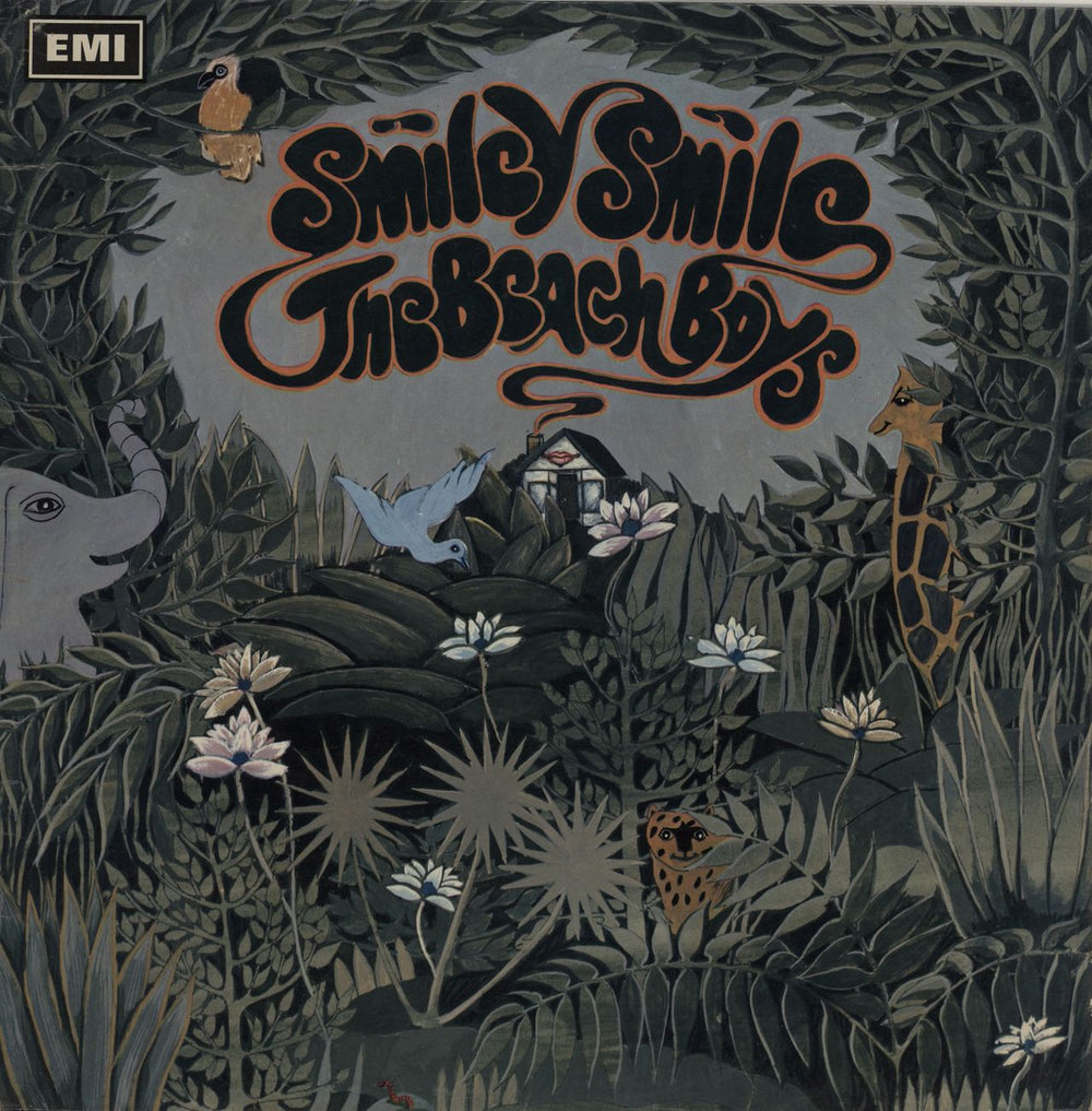 The Beach Boys Smiley Smile - 1st UK vinyl LP album (LP record) ST9001