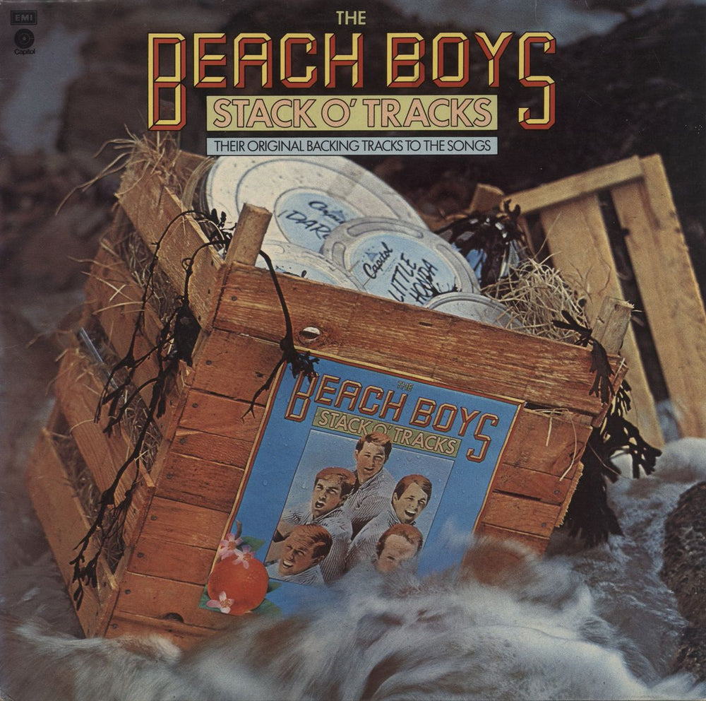 The Beach Boys Stack O' Tracks - Factory Sample UK vinyl LP album (LP record) E-ST24009