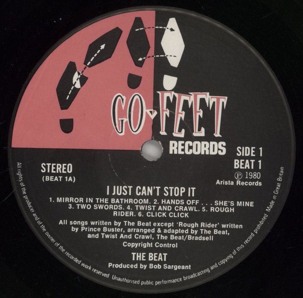 The Beat I Just Can't Stop It - EX UK vinyl LP album (LP record) TBTLPIJ724408