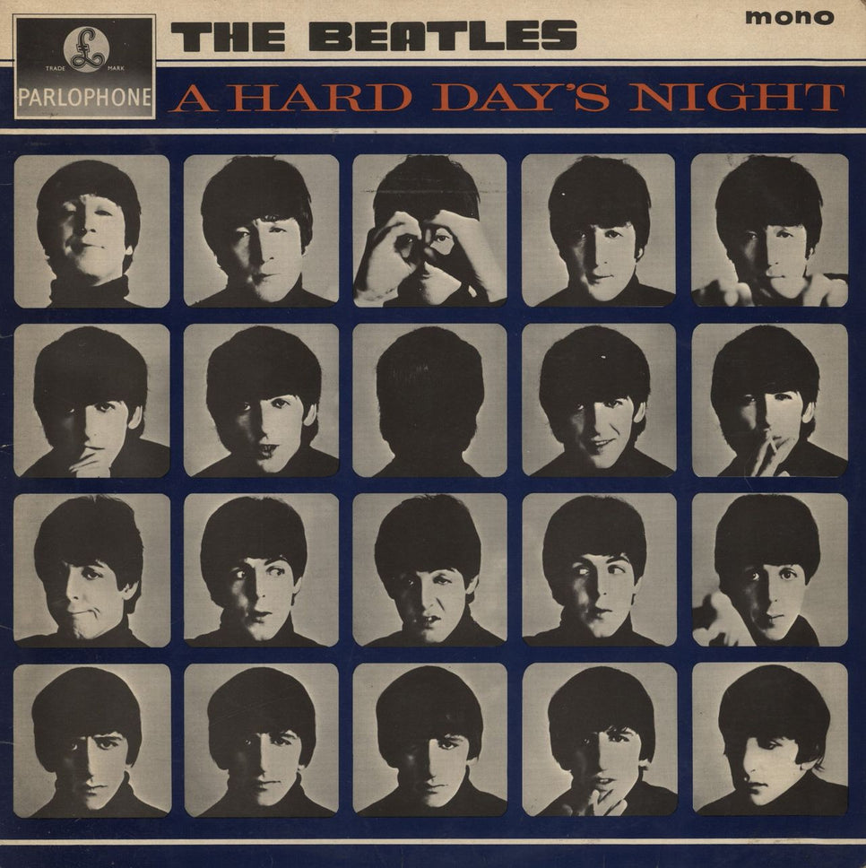 The Beatles A Hard Day's Night - 1st - G&L - VG UK vinyl LP album (LP record) PMC1230