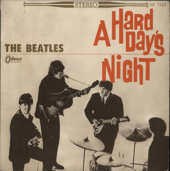 The Beatles A Hard Day's Night - 1st - Red Japanese Vinyl LP