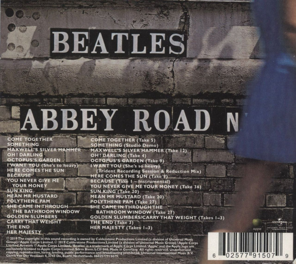 The Beatles Abbey Road - 50th Anniversary Edition UK 2 CD album set (Double CD) 602577915079