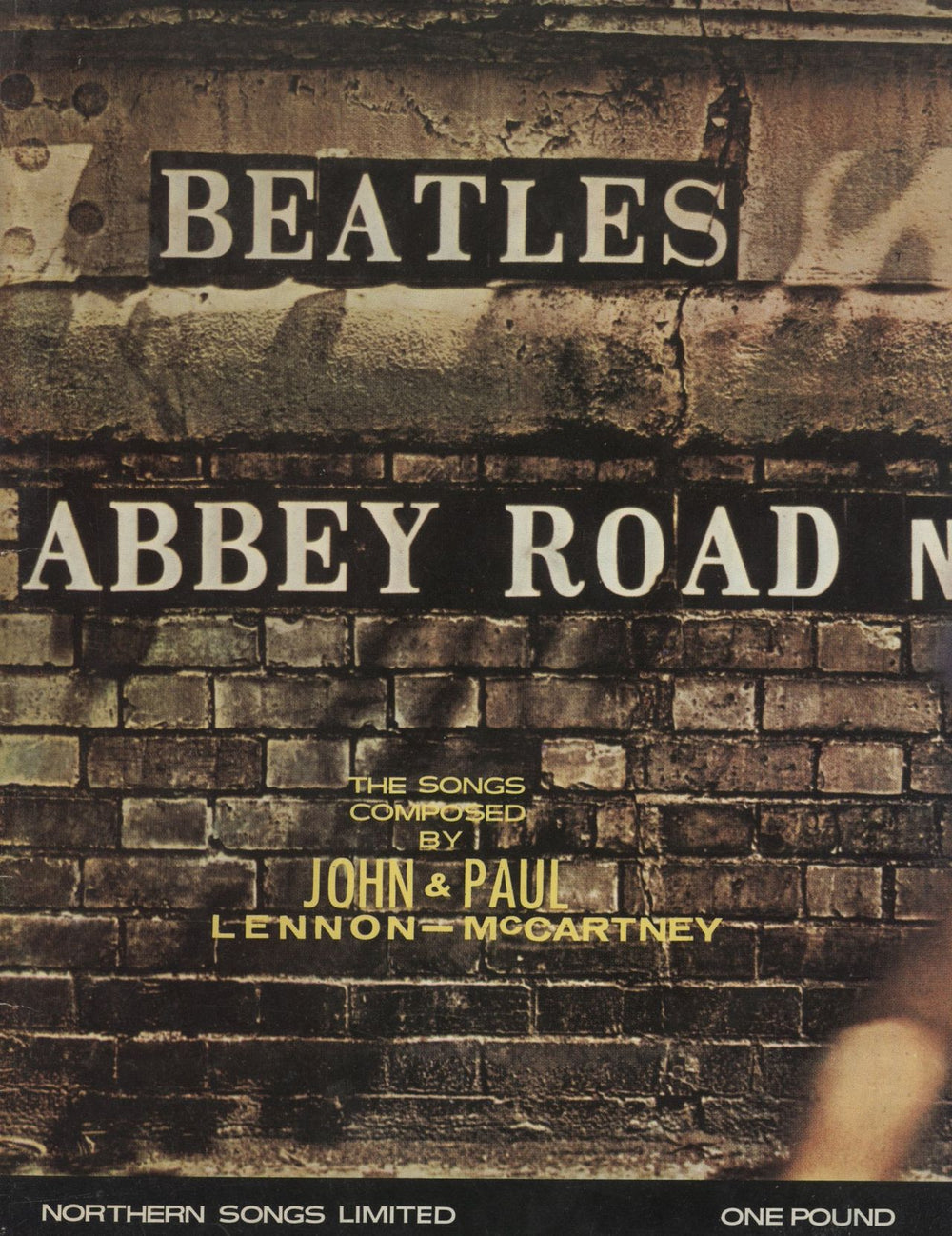 The Beatles Abbey Road Songbook UK book SONGBOOK