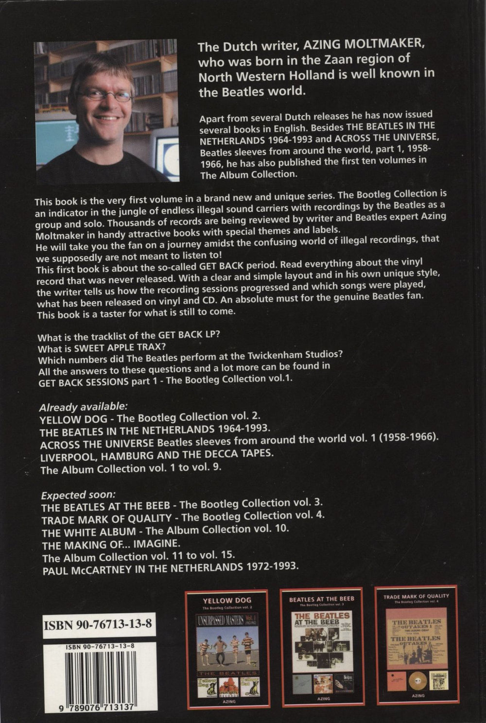 The Beatles Get Back Sessions Part 1 - The Bootleg Collection Vol 1 - Autographed Dutch book BTLBKGE853489