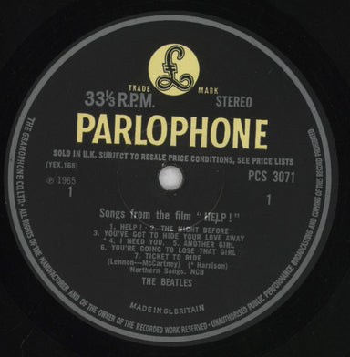 The Beatles Help! - 1st UK vinyl LP album (LP record) BTLLPHE59607