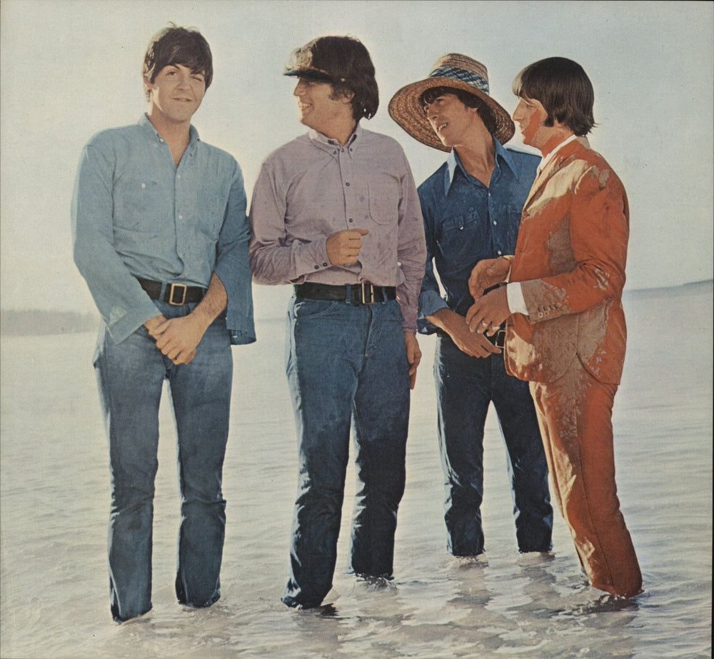 The Beatles Help! - Red Vinyl - Complete Japanese vinyl LP album (LP record)