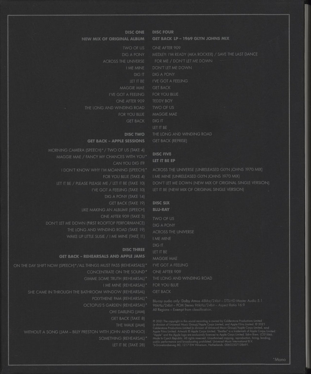 The Beatles Let It Be - EX UK CD Album Box Set 0602507138691