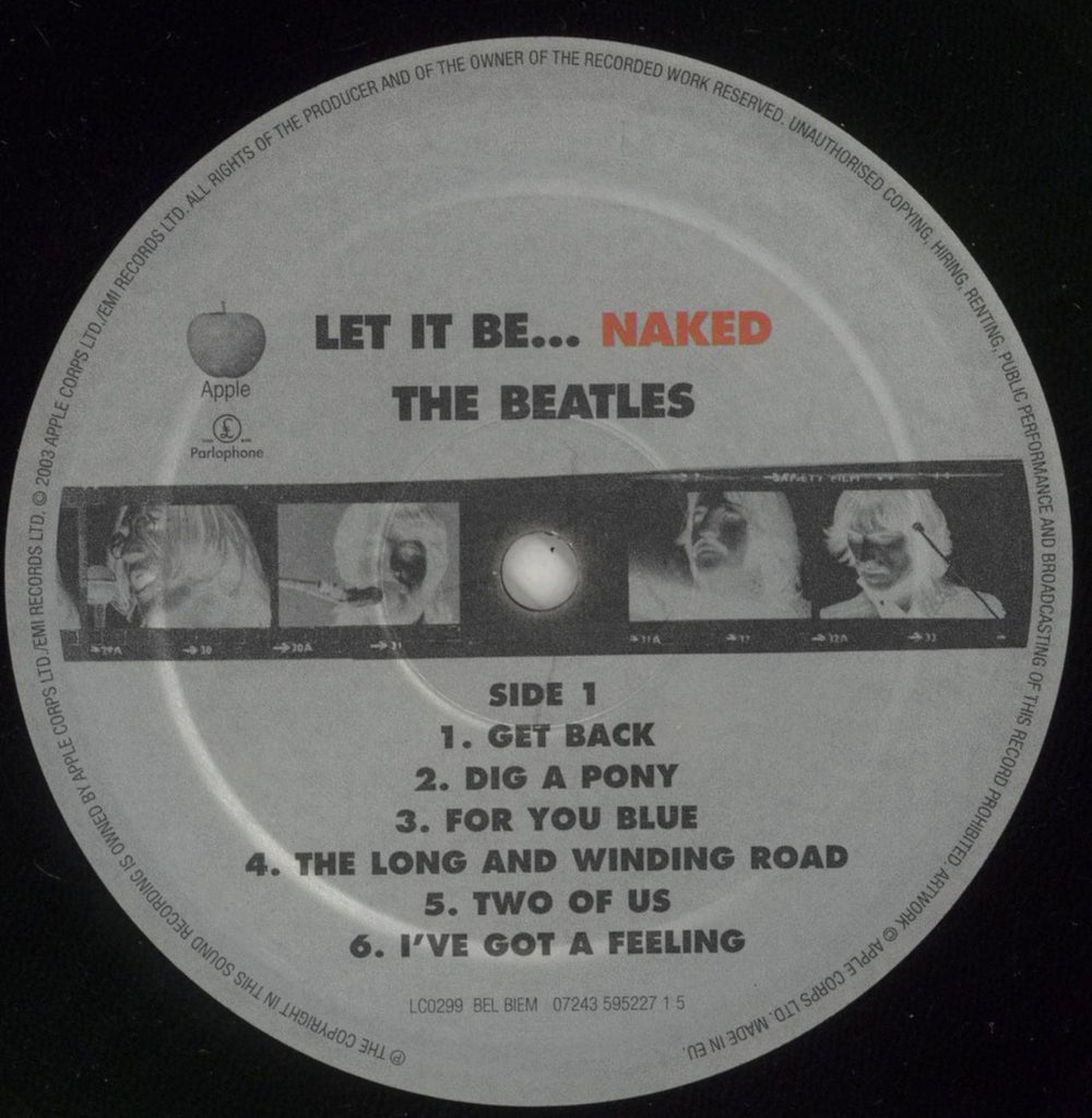The Beatles Let It Be... Naked - 180gm Vinyl + Bonus 7" - EX UK vinyl LP album (LP record) BTLLPLE816716