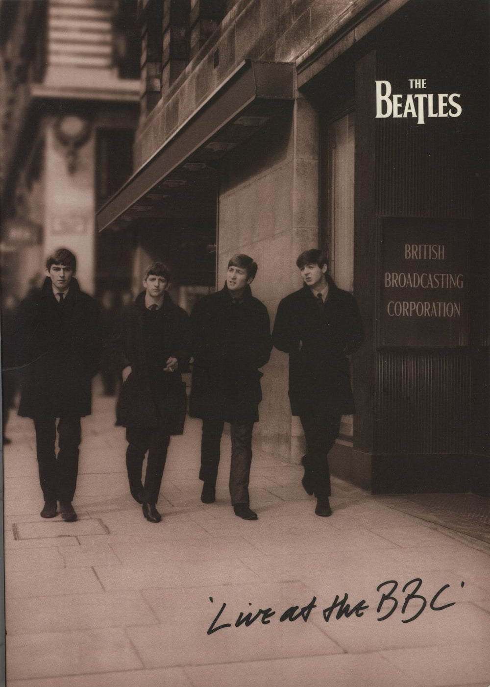 The Beatles Live At The BBC - Press Kit + CD - EX UK Promo media press kit PRESS KIT