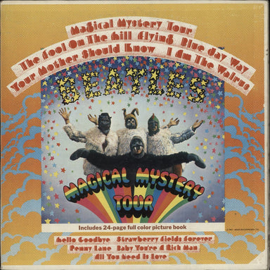The Beatles Magical Mystery Tour - 1st VG US vinyl LP album (LP record) SMAL2835