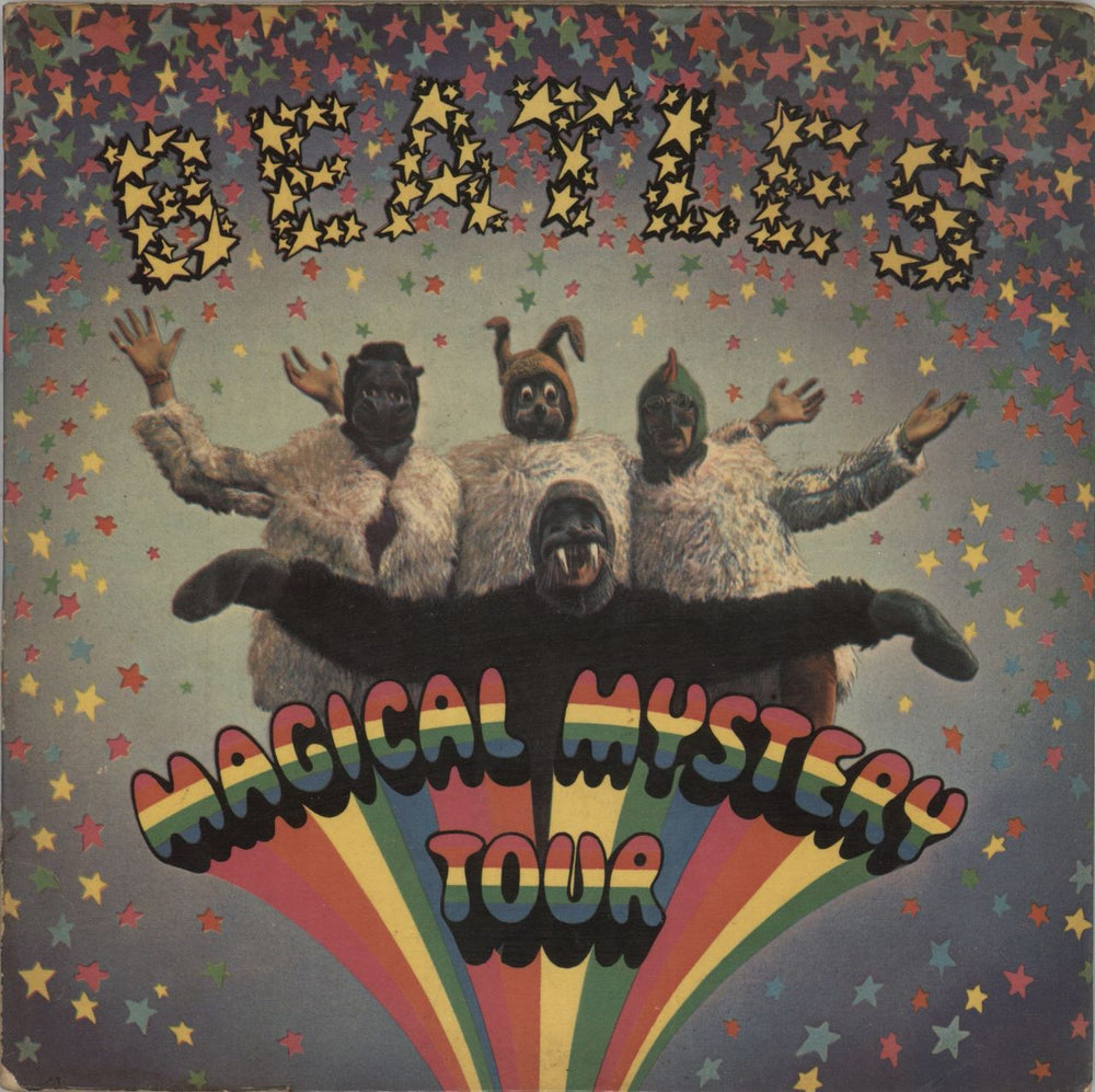 The Beatles Magical Mystery Tour EP - 1st - 4pr - VG UK 7" vinyl single (7 inch record / 45) MMT-1