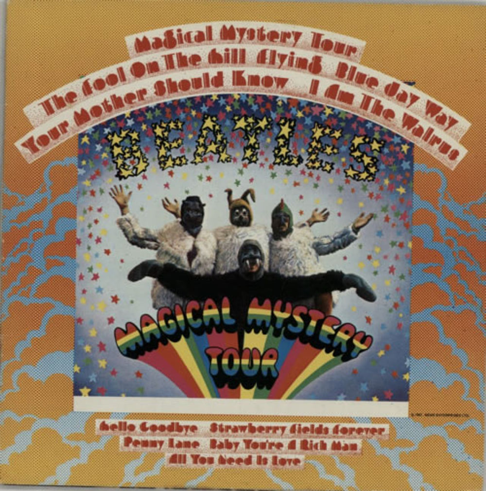 The Beatles Magical Mystery Tour Greek vinyl LP album (LP record) 2J064-06243