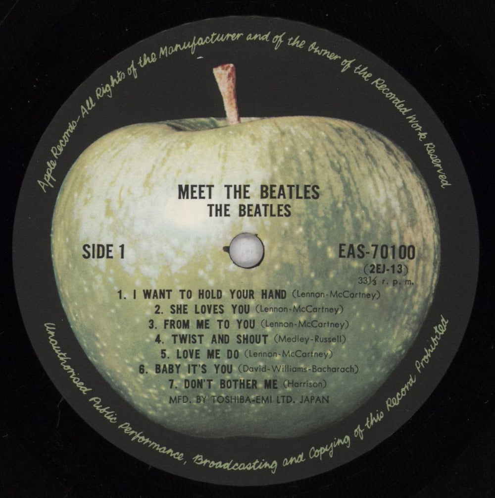 The Beatles Meet The Beatles + Obi Japanese vinyl LP album (LP record) BTLLPME133215