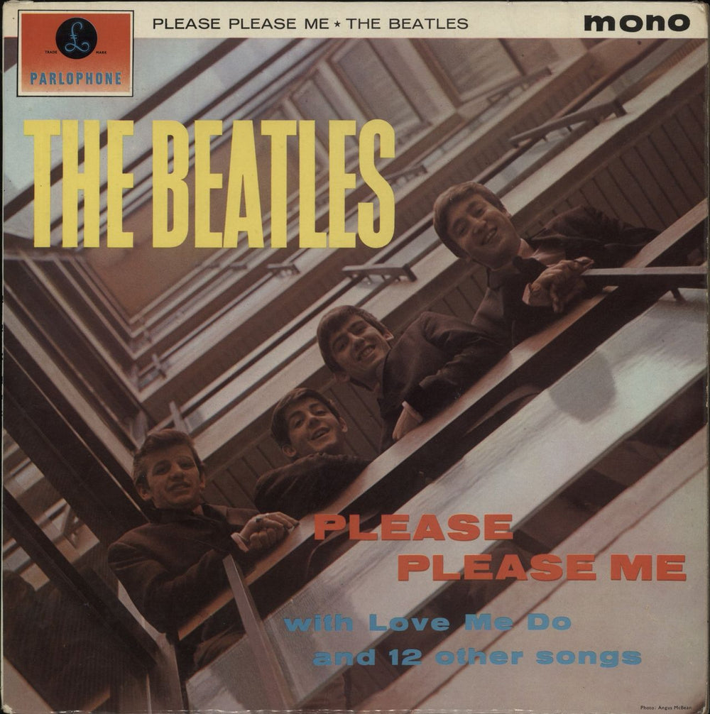 The Beatles Please Please Me - 2nd - Fair UK vinyl LP album (LP record) PMC1202