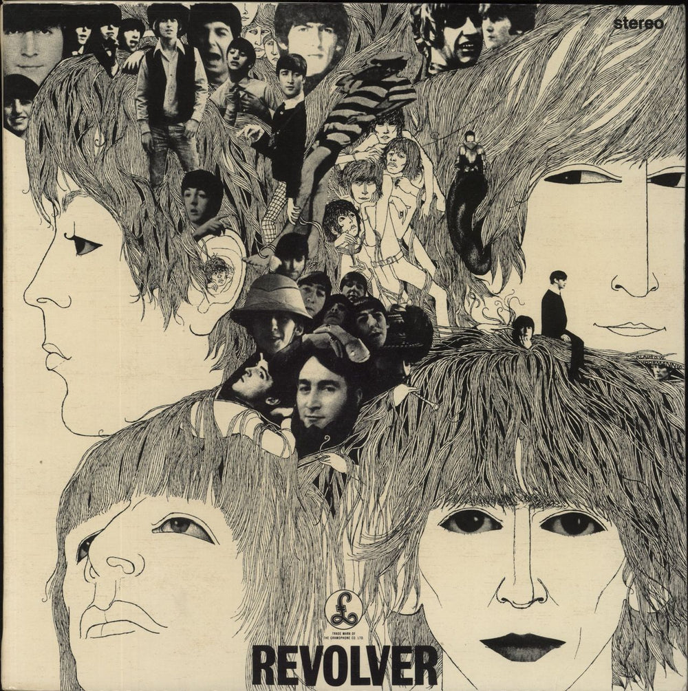 The Beatles Revolver - 1st - EX UK vinyl LP album (LP record) PCS7009