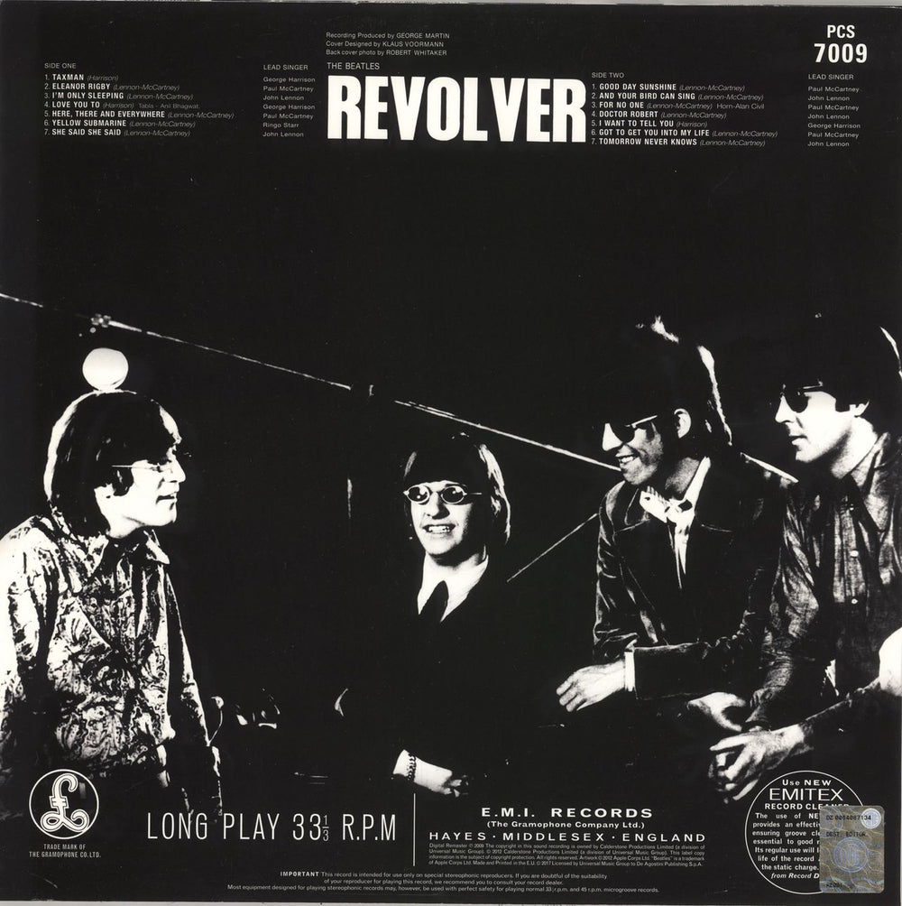 The Beatles Revolver - 2017 - DeAgostini UK vinyl LP album (LP record) 9772398573107