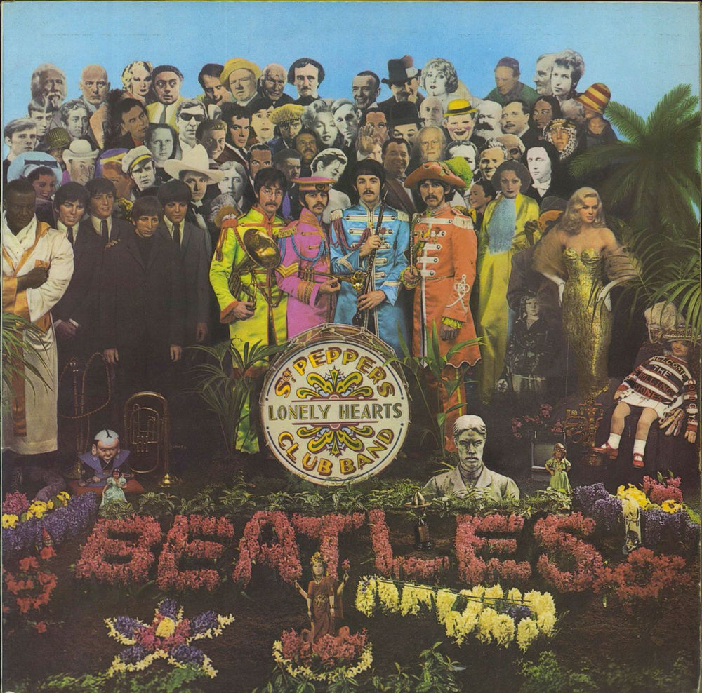 The Beatles Sgt. Pepper's - 1st - Complete - EX UK vinyl LP album (LP record) PCS7027