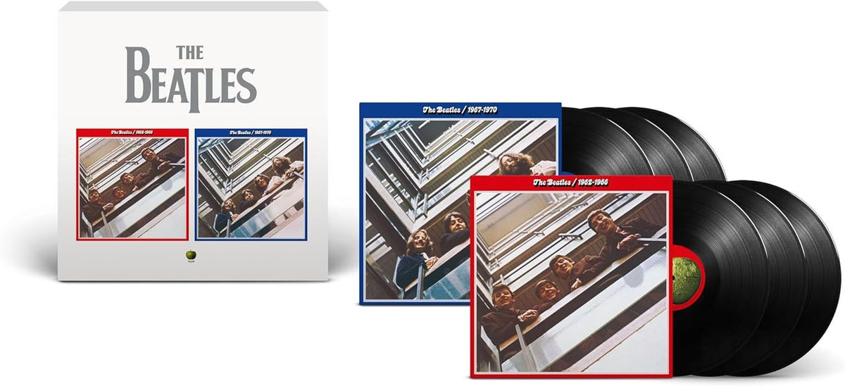 The Beatles The Beatles 1962-1966 / 1967-1970 Red & Blue Albums - Blac —  RareVinyl.com