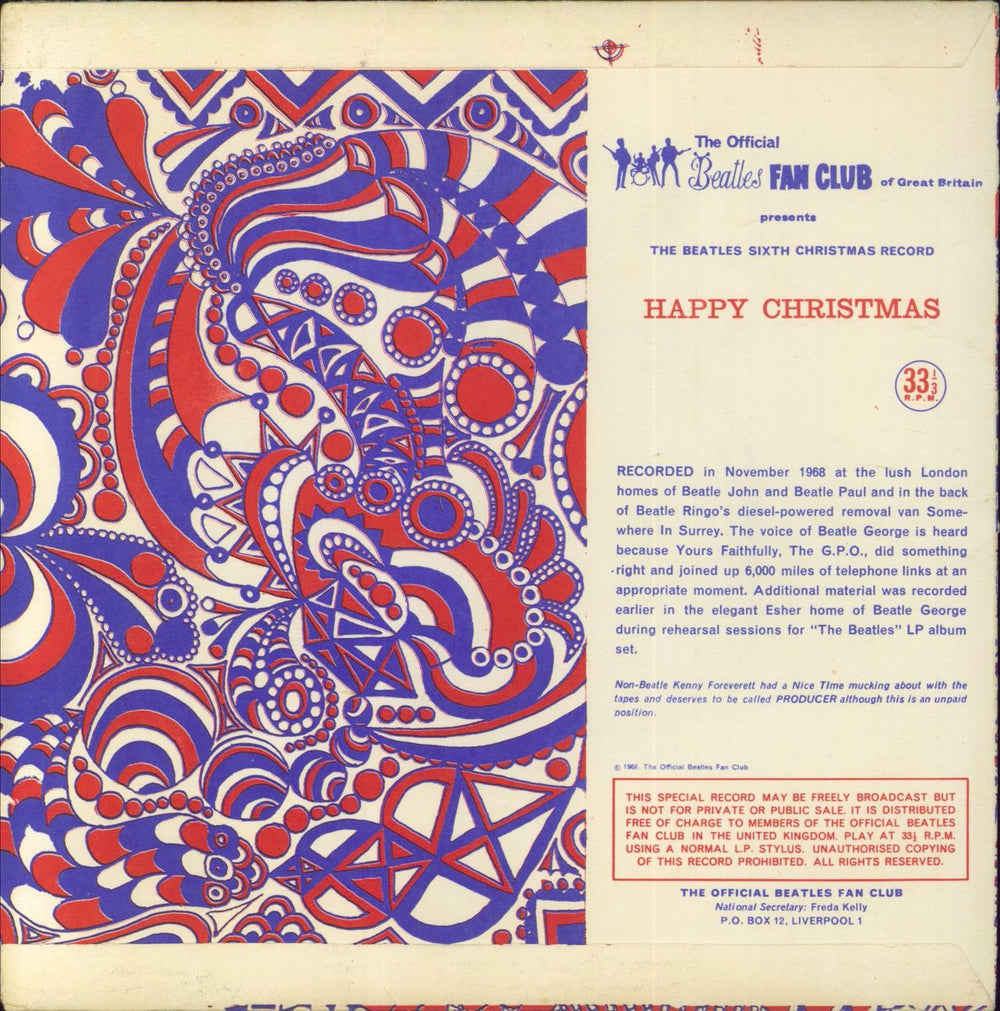 The Beatles The Beatles Sixth Christmas Record UK 7" vinyl single (7 inch record / 45)