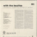 The Beatles With The Beatles US vinyl LP album (LP record) 077774643610