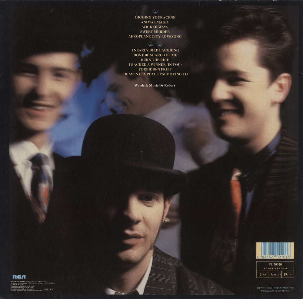 The Blow Monkeys Animal Magic- Hype Song Sticker UK vinyl LP album (LP record) 035627091018